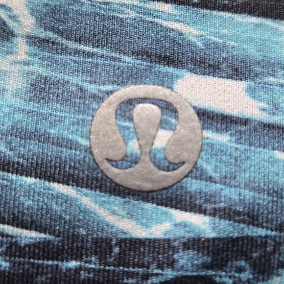 Lululemon Train Times 7/8 Pant *25" - 10 Shorelines Multi Blue / Black - Picture 5 of 6